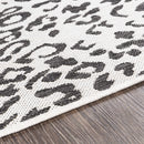 Alderbury White Leopard Print Rug Alderbury White Leopard Print Rug