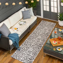 Alderbury White Leopard Print Rug Alderbury White Leopard Print Rug