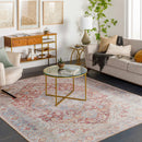 Cream Rust Leeston Washable Rug - Clearance Cream Rust Leeston Washable Rug - Clearance