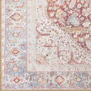 Cream Rust Leeston Washable Rug - Clearance Cream Rust Leeston Washable Rug - Clearance