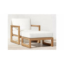 Linen White Pouf With Hornbeam Legs - (W)27.5" (L)13.7" (H)15.7" Linen White Pouf With Hornbeam Legs - (W)27.5" (L)13.7" (H)15.7"