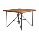 Live Edge Pub Table, Light Walnut Live Edge Pub Table, Light Walnut
