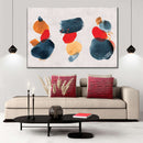Watercolor Blotches Canvas Set Wall Art Watercolor Blotches Canvas Set Wall Art