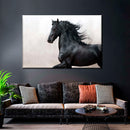 Black Friesian Horse Wall Art Black Friesian Horse Wall Art