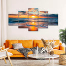 Summer Ocean Sunrise Wall Art Summer Ocean Sunrise Wall Art