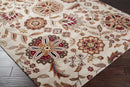 Longford Beige Floral Wool Carpet Longford Beige Floral Wool Carpet