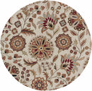 Longford Beige Floral Wool Carpet Longford Beige Floral Wool Carpet