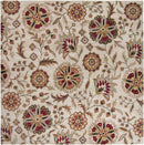 Longford Beige Floral Wool Carpet Longford Beige Floral Wool Carpet