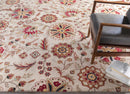 Longford Beige Floral Wool Carpet Longford Beige Floral Wool Carpet