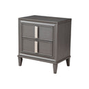 Lorraine Nightstand, Dark Grey Lorraine Nightstand, Dark Grey