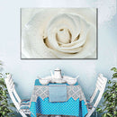 White Rose Close Up Wall Art White Rose Close Up Wall Art