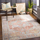 Rust Maayon Washable Rug Rust Maayon Washable Rug
