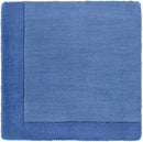 Macedon Blue Bordered Wool Rug Macedon Blue Bordered Wool Rug