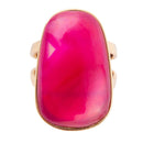Madeleine Pink Agate Golden Ring Madeleine Pink Agate Golden Ring