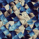 Blue Abstract Geometric Wall Art Blue Abstract Geometric Wall Art