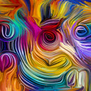 Abstract Tropical Flowers Wall Art Abstract Tropical Flowers Wall Art