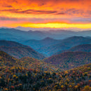 Blue Ridge Parkway Fall Wall Art Blue Ridge Parkway Fall Wall Art