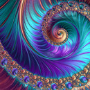 Abstract Fractal Shapes Wall Art Abstract Fractal Shapes Wall Art