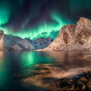 Swirling Moskenes Aurora Wall Art Swirling Moskenes Aurora Wall Art