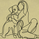 Woman Loving Dog Wall Art Woman Loving Dog Wall Art