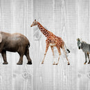 Wooden Safari Wall Art Wooden Safari Wall Art