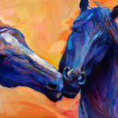 Blue Horses Wall Art Blue Horses Wall Art