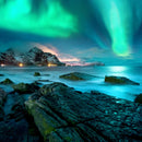 Stunning Lofoten Aurora Borealis Wall Art Stunning Lofoten Aurora Borealis Wall Art