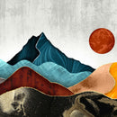 Sunset Over Mountains Wall Art Sunset Over Mountains Wall Art