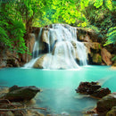 Thai Huay Mae Khamin Waterfall Wall Art Thai Huay Mae Khamin Waterfall Wall Art
