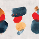 Watercolor Blotches Canvas Set Wall Art Watercolor Blotches Canvas Set Wall Art