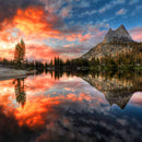 Yosemite Park Sunset Wall Art Yosemite Park Sunset Wall Art