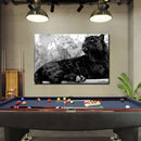 Black Panther Monochrome Wall Art Black Panther Monochrome Wall Art
