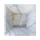 Carrara White Marble Natural Stone Fire Pit Carrara White Marble Natural Stone Fire Pit