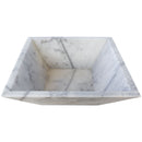 Carrara White Marble Natural Stone Fire Pit Carrara White Marble Natural Stone Fire Pit