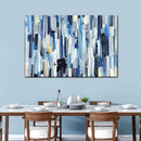 Striped Blue Abstract Wall Art Striped Blue Abstract Wall Art