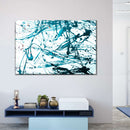 Teal Abstract Wall Art Teal Abstract Wall Art