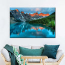 Tranquil Moraine Lake Wall Art Tranquil Moraine Lake Wall Art