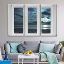 Window To Moonlit Beach Wall Art Window To Moonlit Beach Wall Art