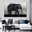 Abstract Elephant Silhouette Wall Art Abstract Elephant Silhouette Wall Art