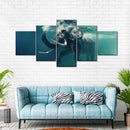 Swimming Elephant Wall Art Swimming Elephant Wall Art