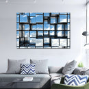 Abstract Square Mirrors Wall Art Abstract Square Mirrors Wall Art