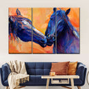Blue Horses Wall Art Blue Horses Wall Art