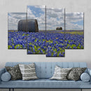 Texas Bluebonnets Wall Art Texas Bluebonnets Wall Art