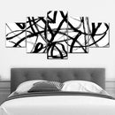 Black White Abstract Wall Art Black White Abstract Wall Art