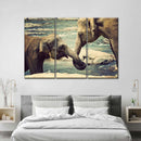 Asian Elephants Wall Art Asian Elephants Wall Art