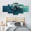 Swimming Elephant Wall Art Swimming Elephant Wall Art