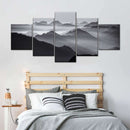 Andes Mountains In Mist Wall Art Andes Mountains In Mist Wall Art