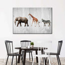 Wooden Safari Wall Art Wooden Safari Wall Art