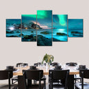 Stunning Lofoten Aurora Borealis Wall Art Stunning Lofoten Aurora Borealis Wall Art