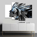 Abstract Silver Profile Colors Wall Art Abstract Silver Profile Colors Wall Art